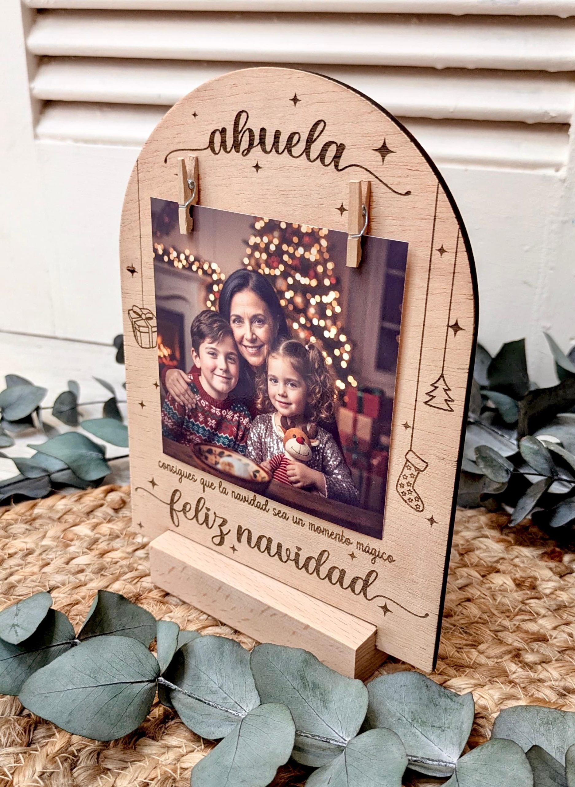 Portafotos Abuela Navidad Magia - Imagen 3