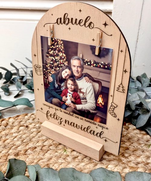 Portafotos Abuelo Navidad Magia